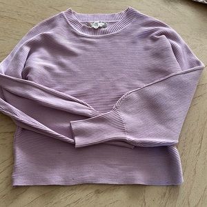 Pink rose lilac colored sweater